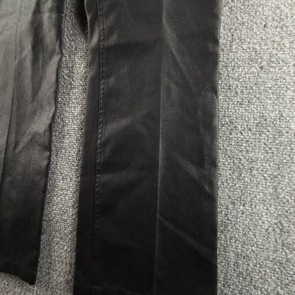 Tommy Jeans Black Size 1 Small Shiny Pants Pockets Club Leather-look ACTL 26X25 - Picture 6 of 16